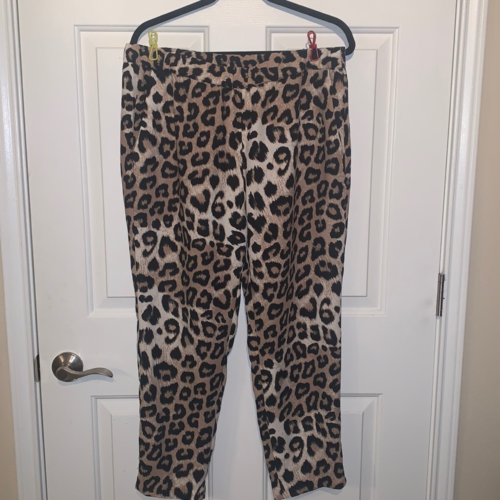 Banana Republic Hayden Leopard Pants